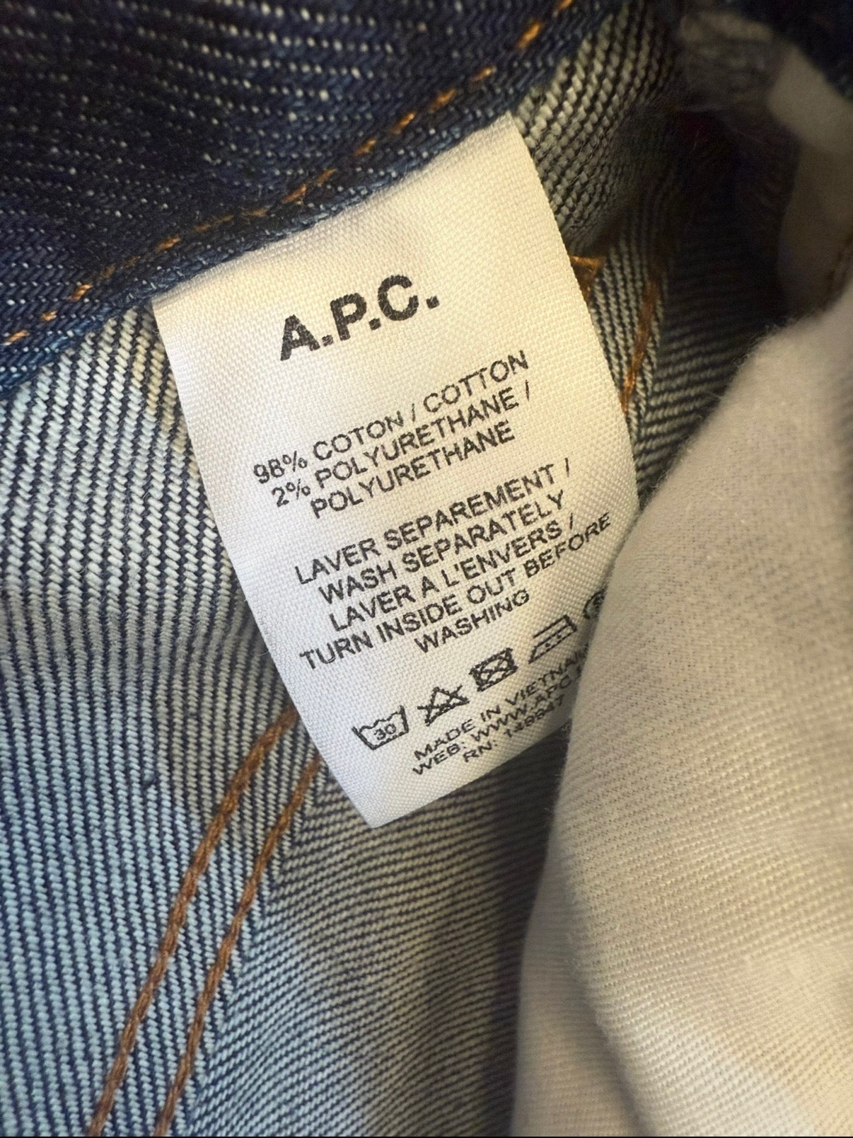 A.P.C. Jeans – Slim Straight Fit