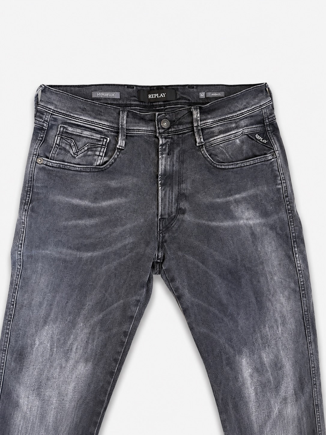 Replay Anbass Hyperflex Jeans – Slim Fit