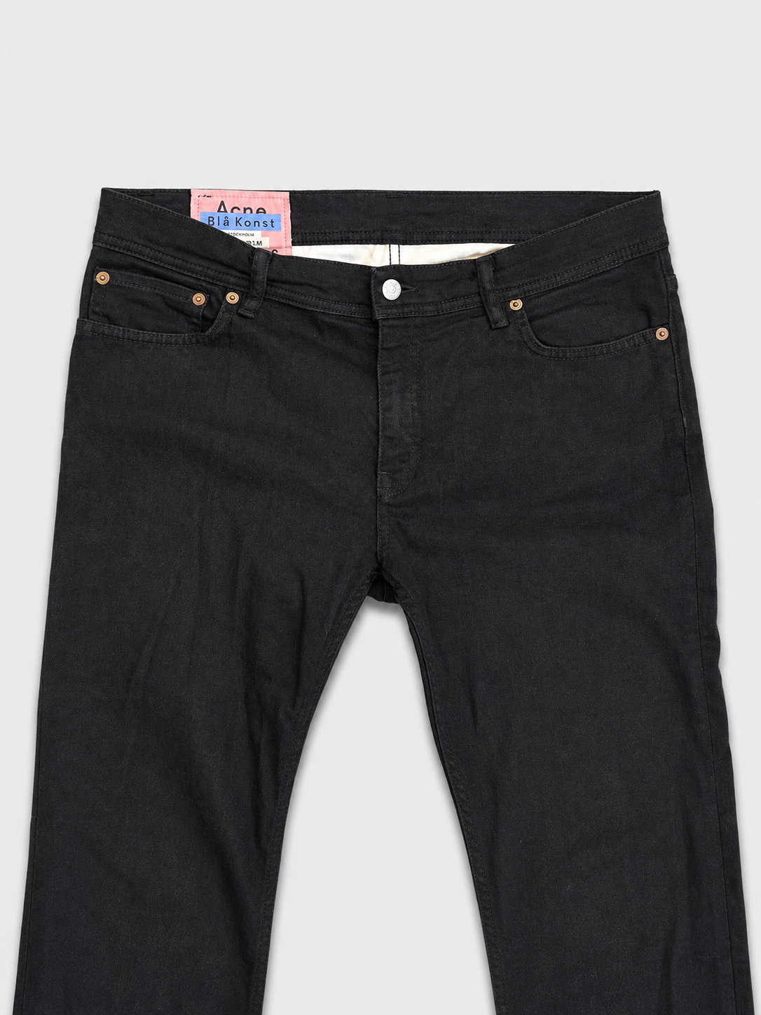 Acne Studios North Stay Black Jeans – Slim Fit