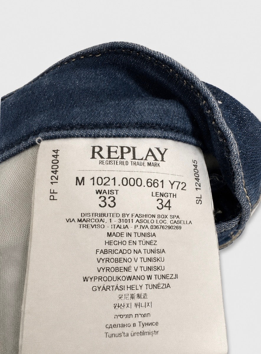 Replay Mickym Jeans – Slim Tapered Fit