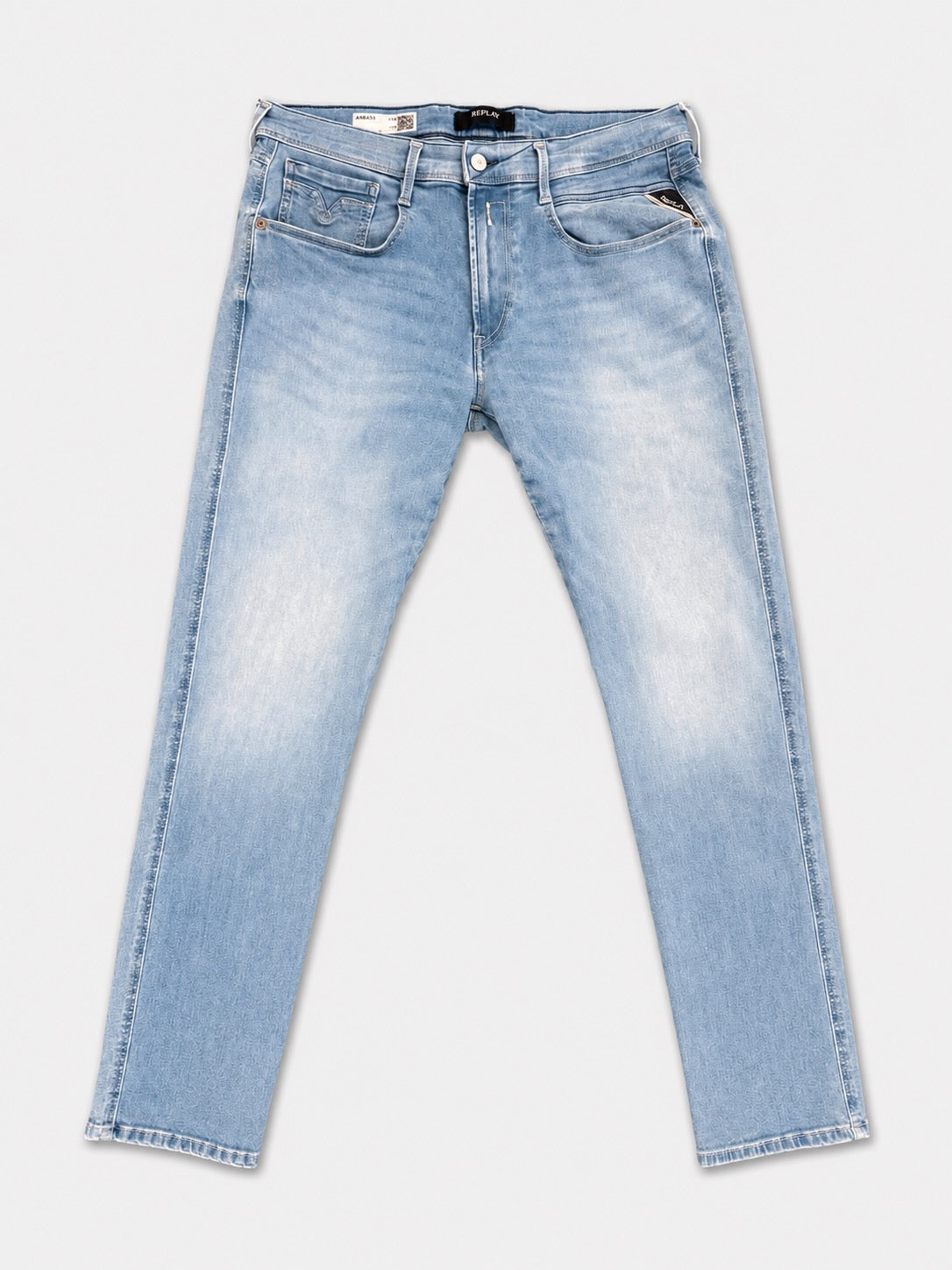 Replay Anbass Hyperflex Re-Used Jeans – Slim Fit