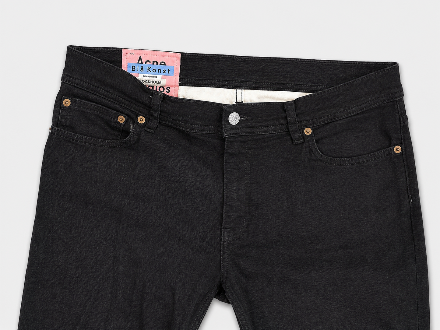 Acne Studios North Stay Black Jeans – Slim Fit