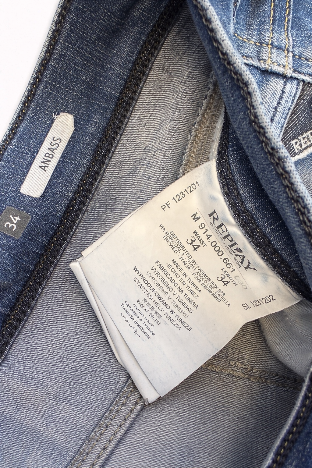 Replay Anbass Jeans – Slim Fit