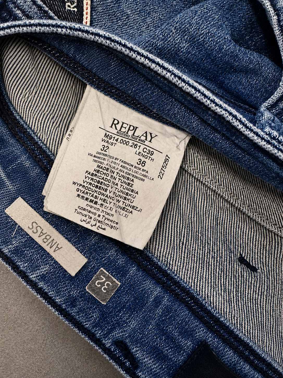 Replay Anbass Jeans – Slim Fit