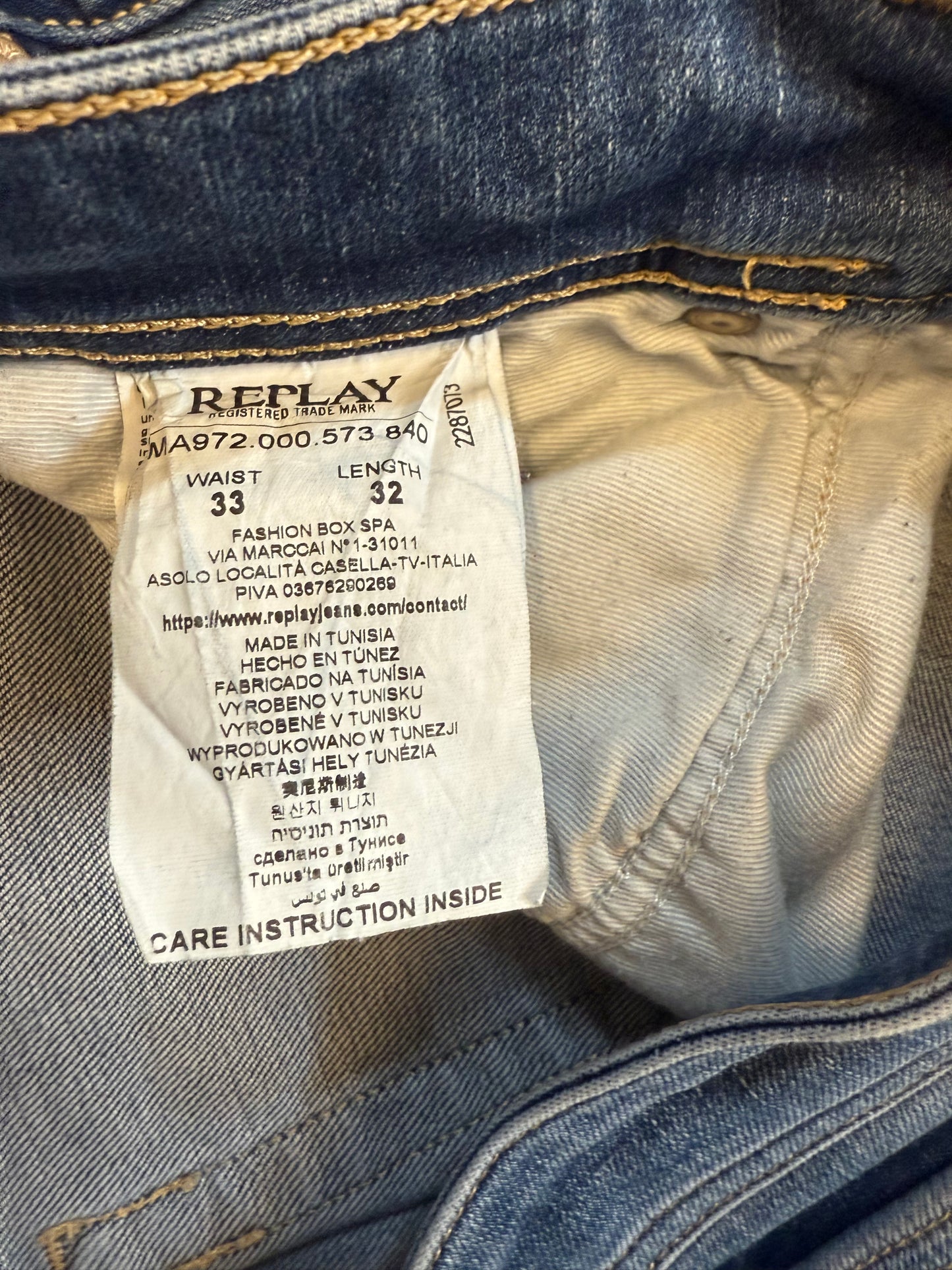 Replay Grover Jeans – Regular Slim Fit