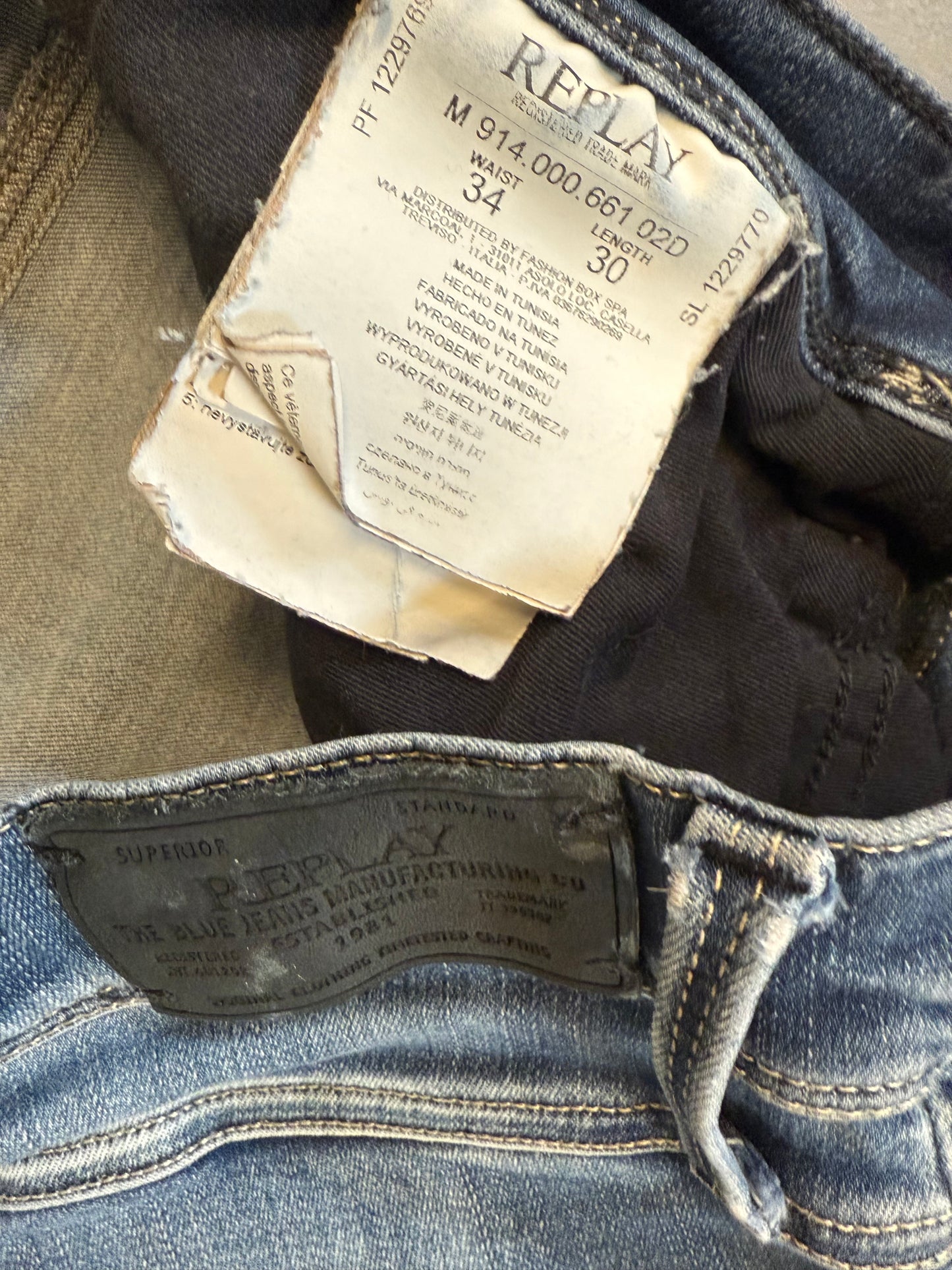 Replay Anbass Jeans – Slim Fit