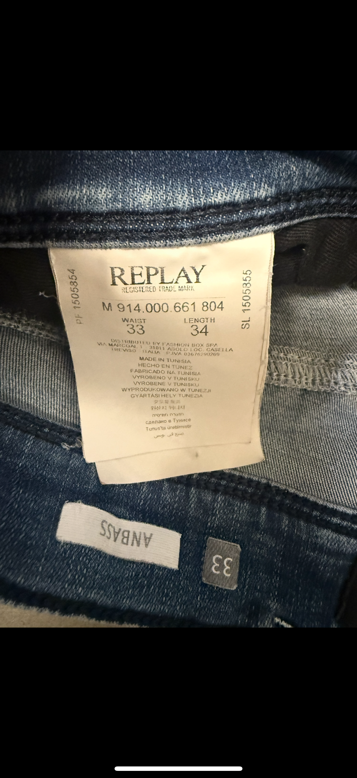 Replay Anbass Jeans – Slim Fit