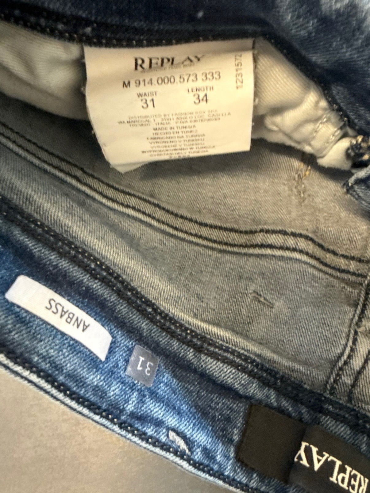 Replay Anbass Jeans – Slim Fit