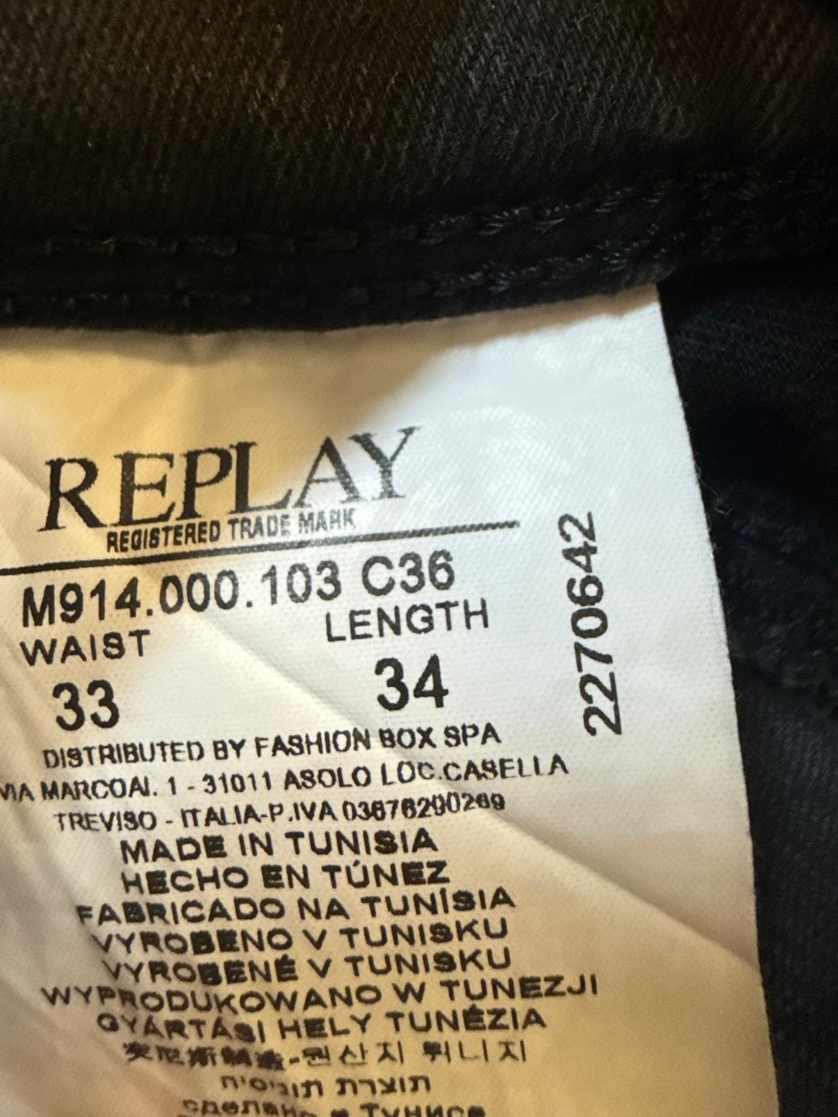 Replay Anbass Jeans – Slim Fit