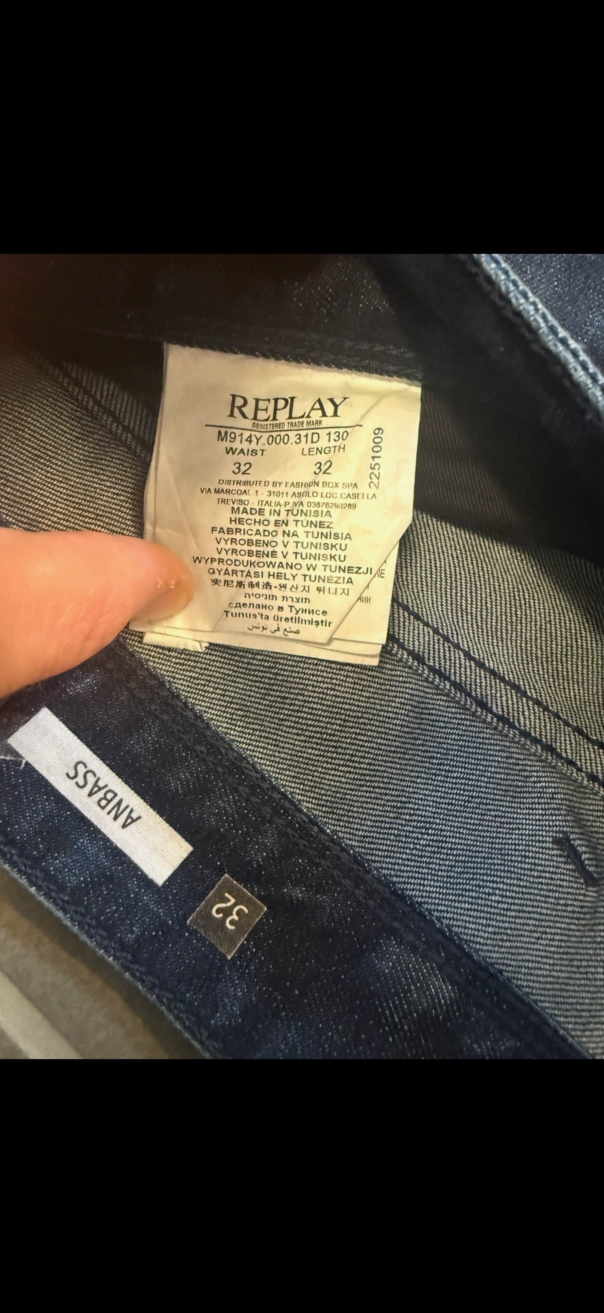 Replay Anbass Jeans – Slim Fit