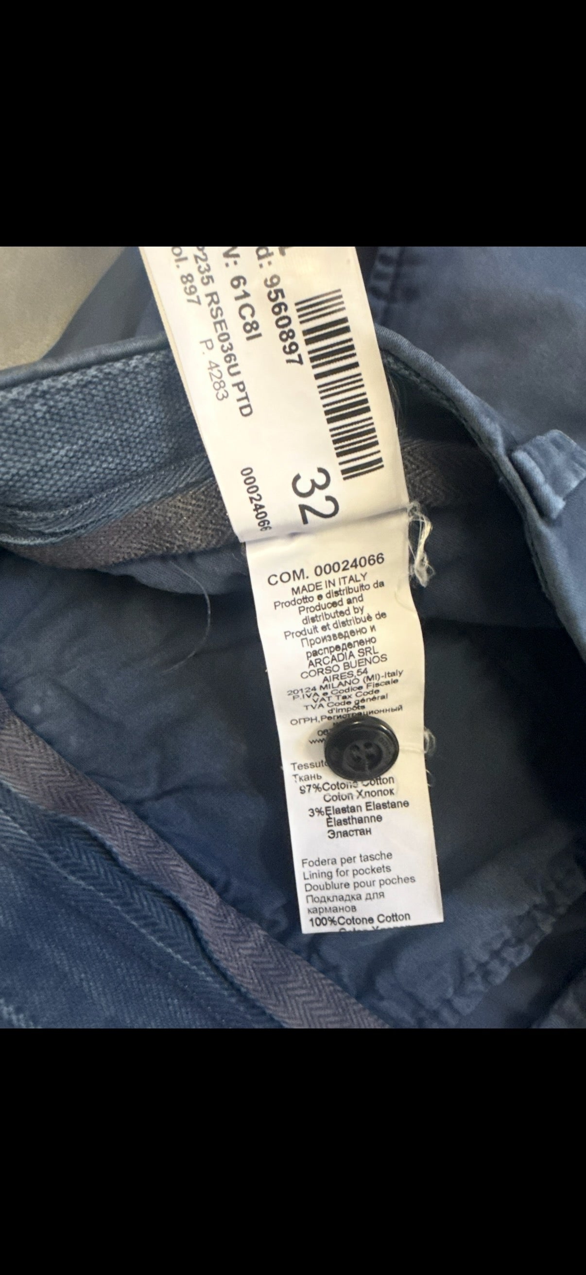 Dondup PW61C8I Chinos – Slim Fit