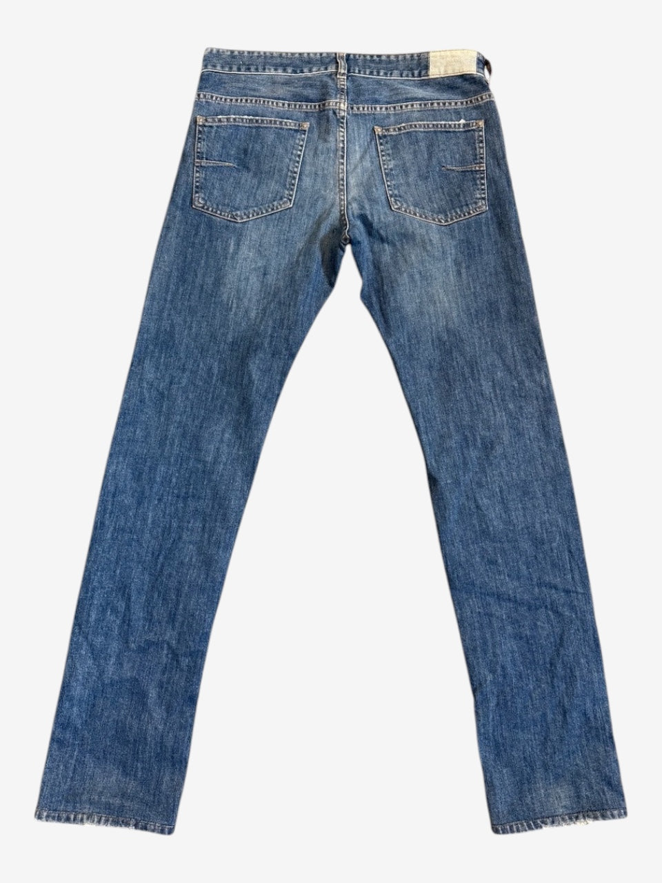 Nordic Jeans Co. Mauro Grifoni Rocco regular fit denim jeans in medium blue wash with back pocket detail.